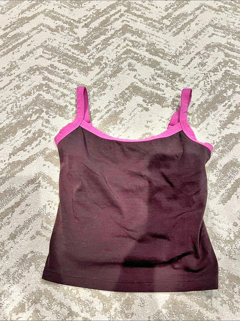 Vitality daydream brown & Pink Tank Top Like New